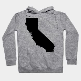 California map in black Hoodie